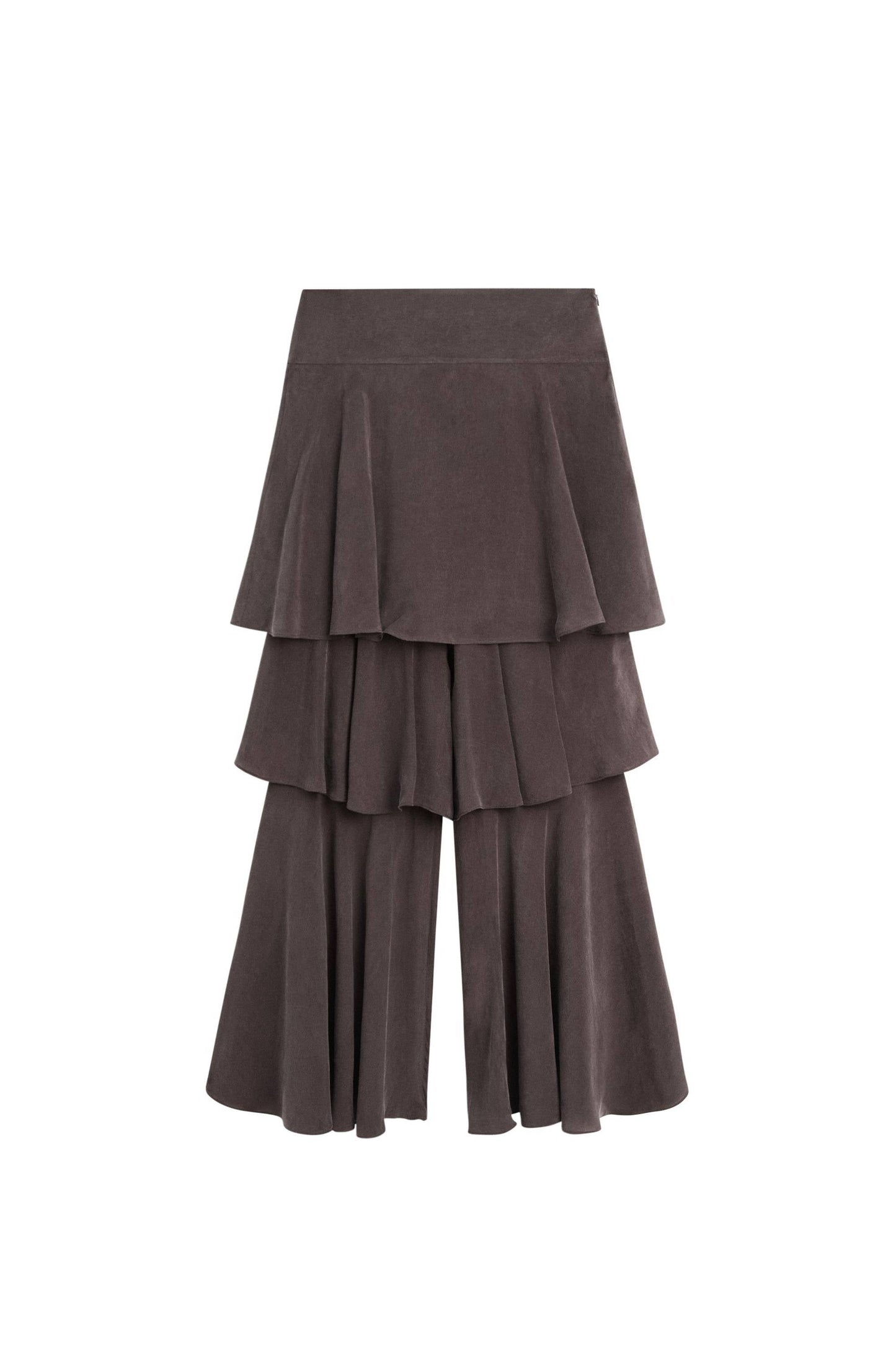 Vest Top And Ruffled Pants Set