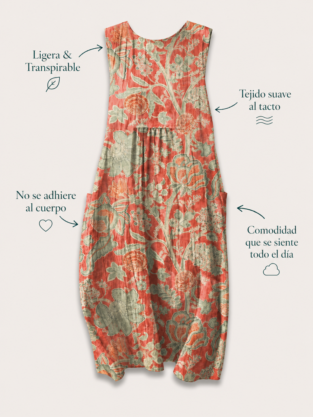 Vestido fresco Jennifer