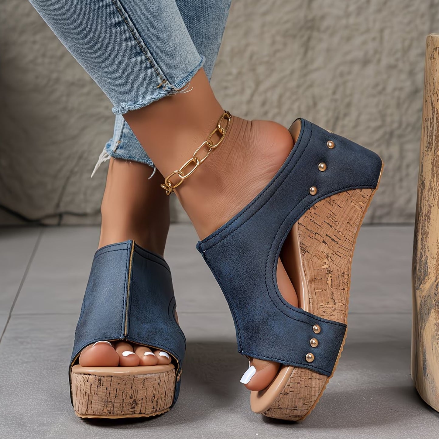 Sandalias de cuero Caroline