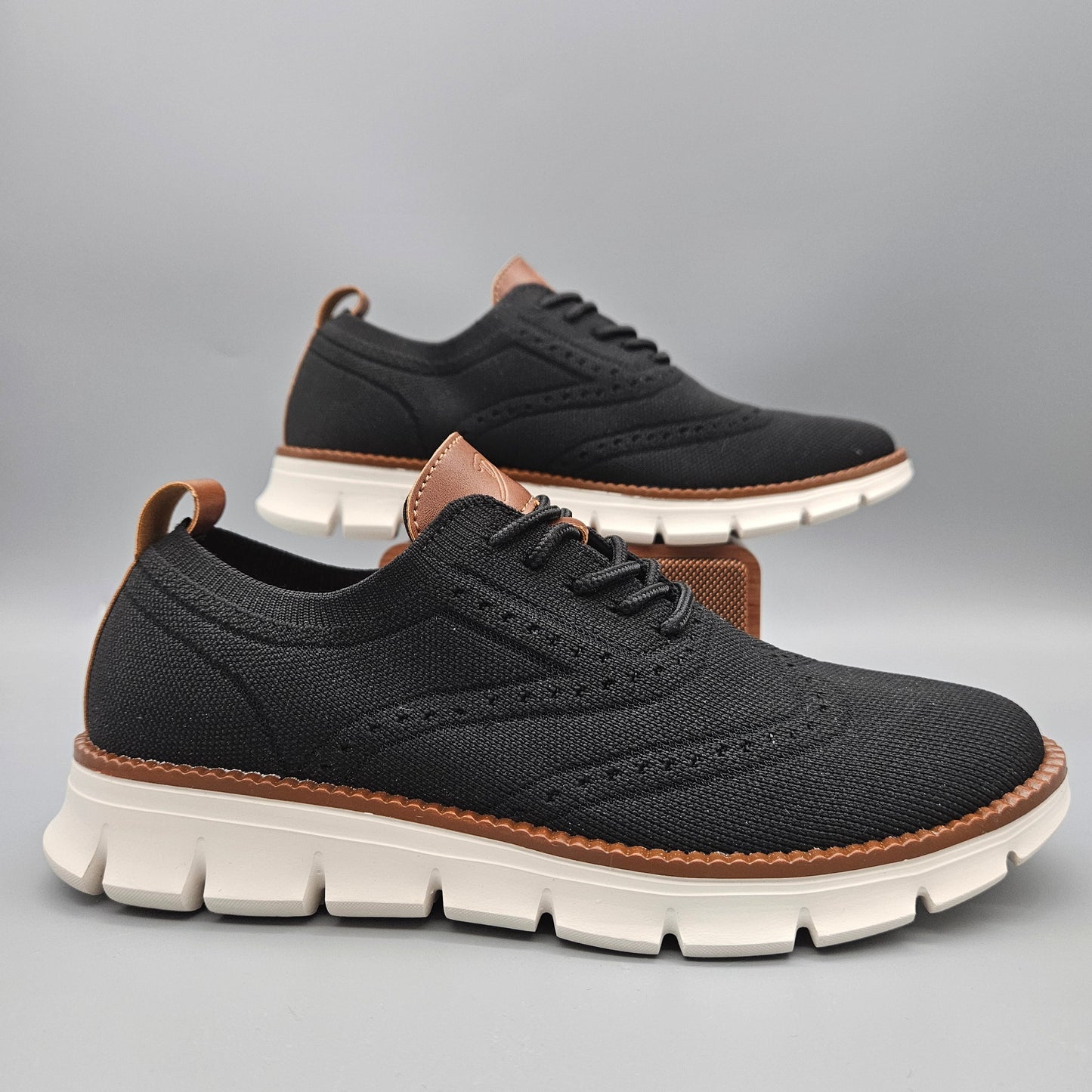 Zapatillas Oxford Ortopédicas Transpirables para Pie Ancho
