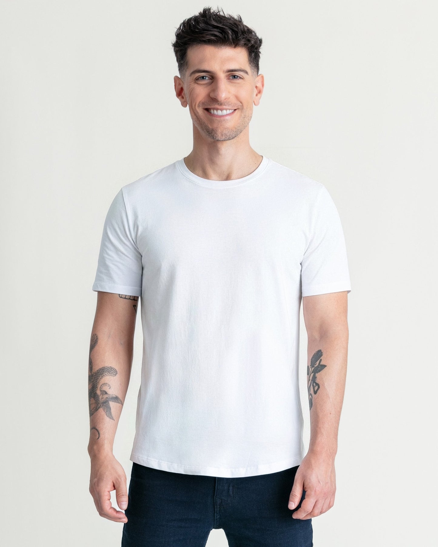 Organic Crew Neck T-Shirt 3 Pack / Americana