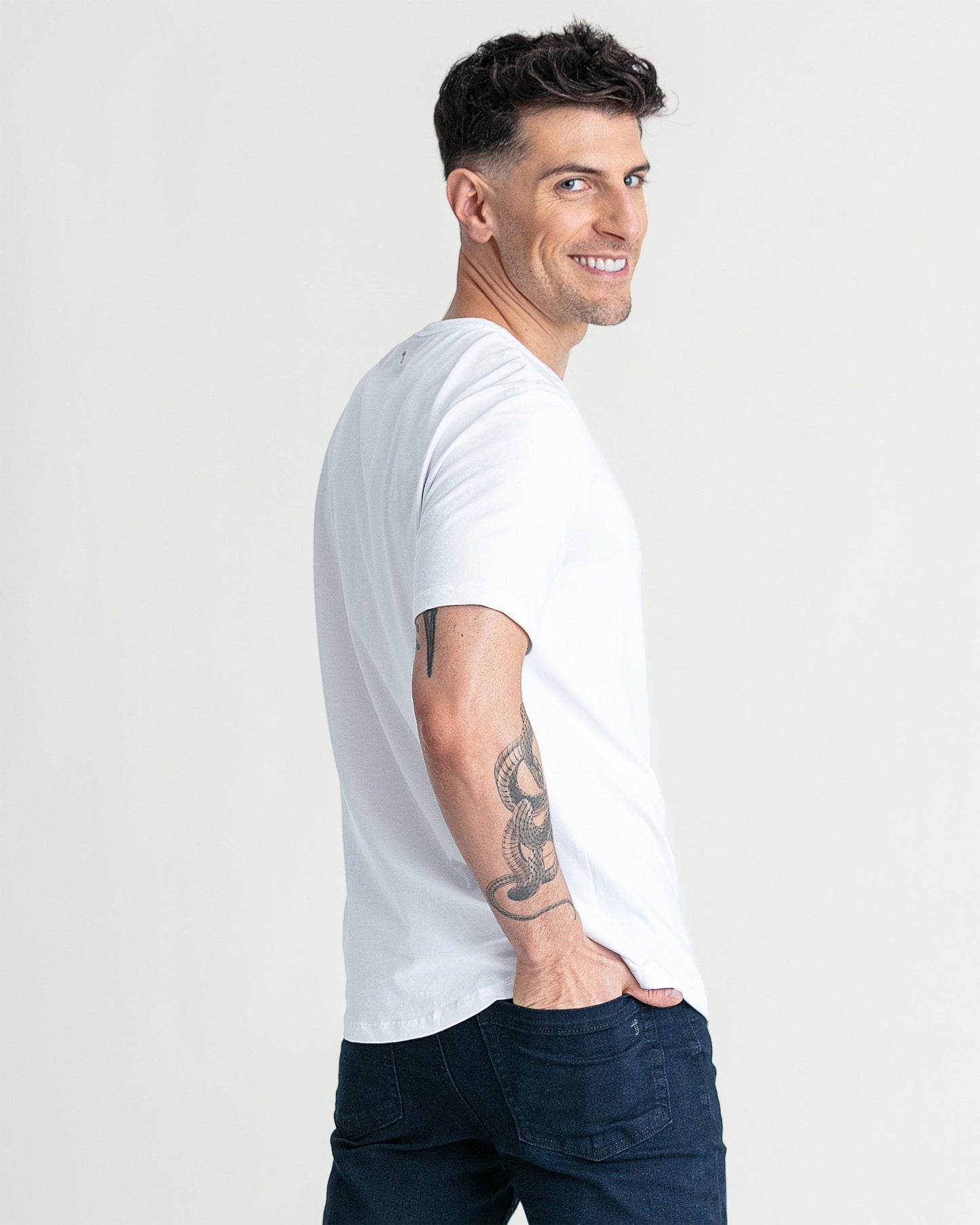 Organic Crew Neck T-Shirt 3 Pack / Americana