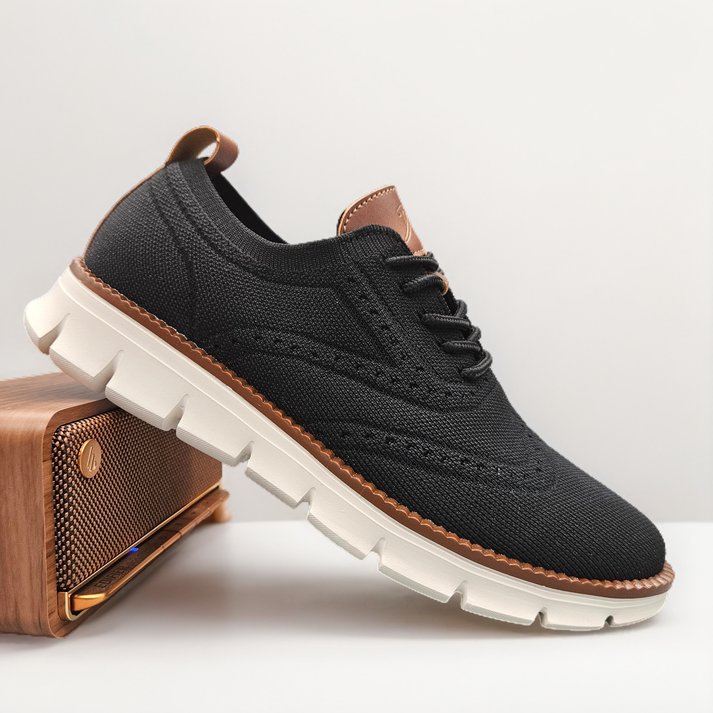 Zapatillas Oxford Ortopédicas Transpirables para Pie Ancho