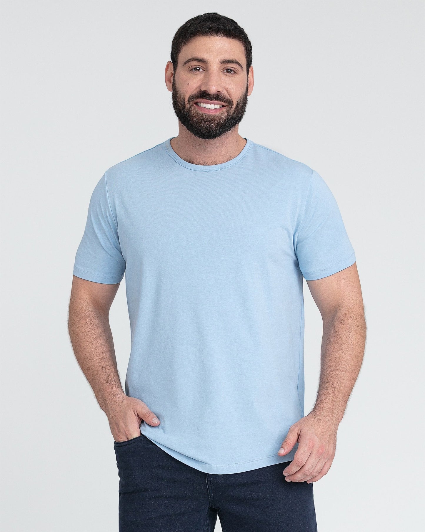 Organic Crew Neck T-Shirt 3 Pack / Americana