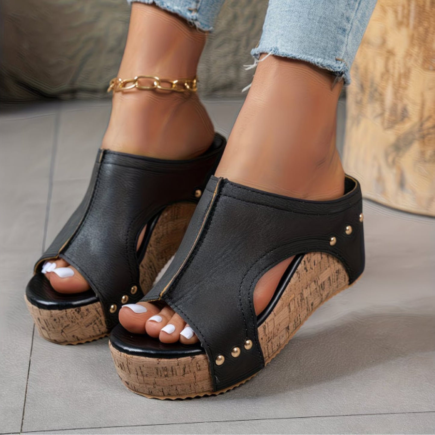 Sandalias de cuero Caroline