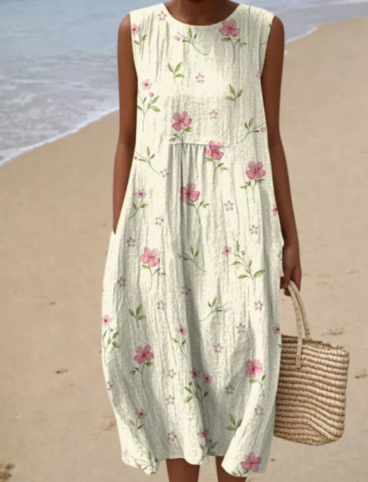Vestido midi White Elegance