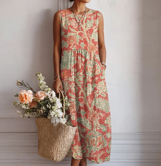 Vestido midi Total Beach