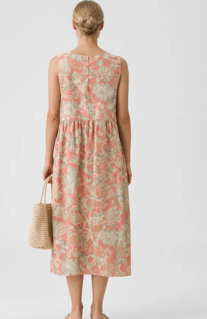 Vestido midi Total Beach