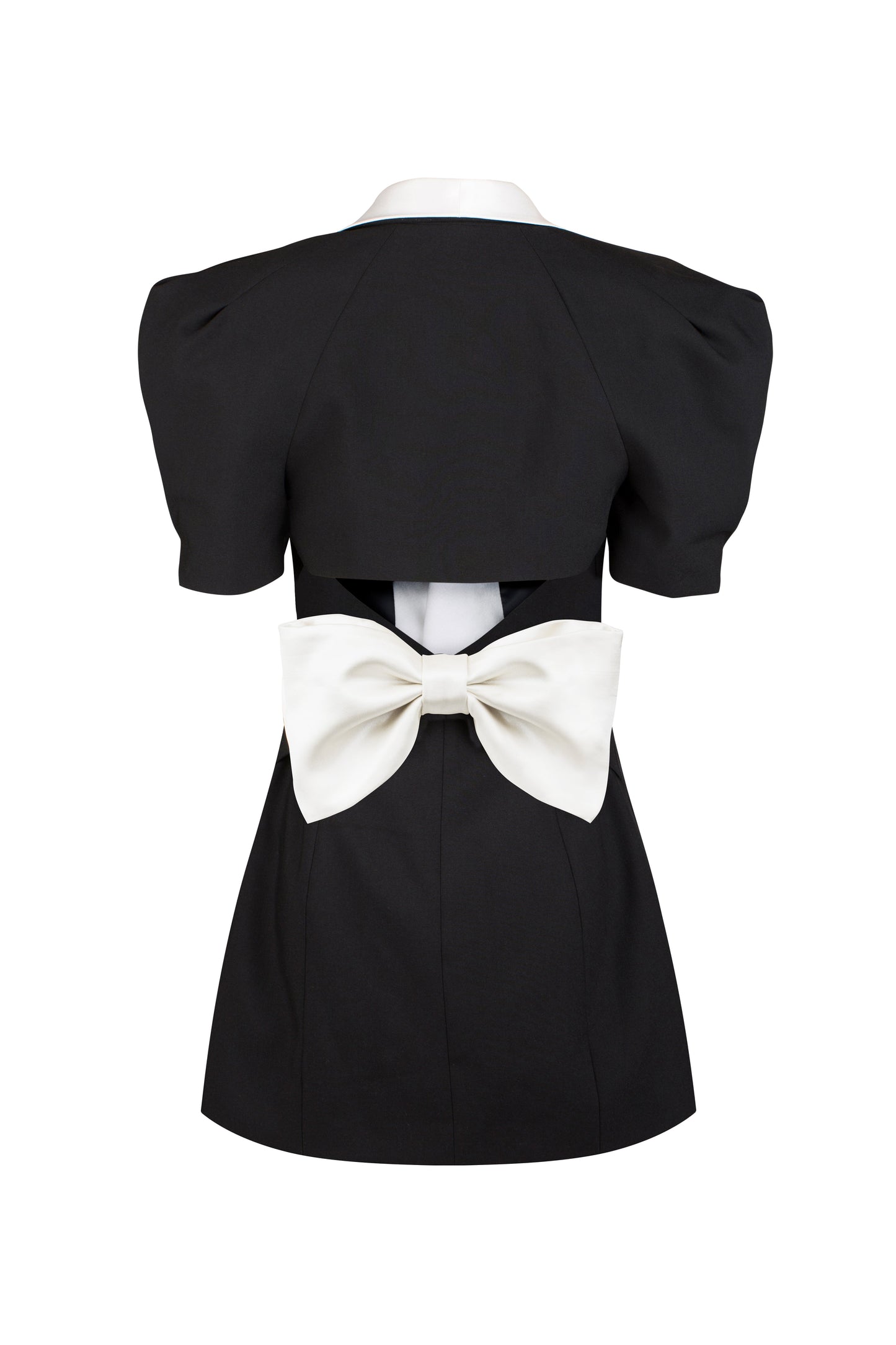 Cuello en V Mini Vestido
