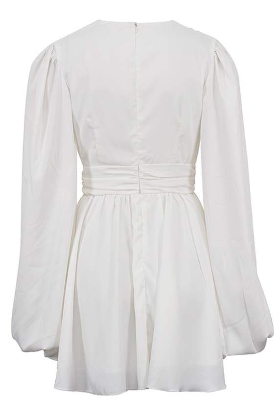 Amelia Deep V Cuello Mini Vestido