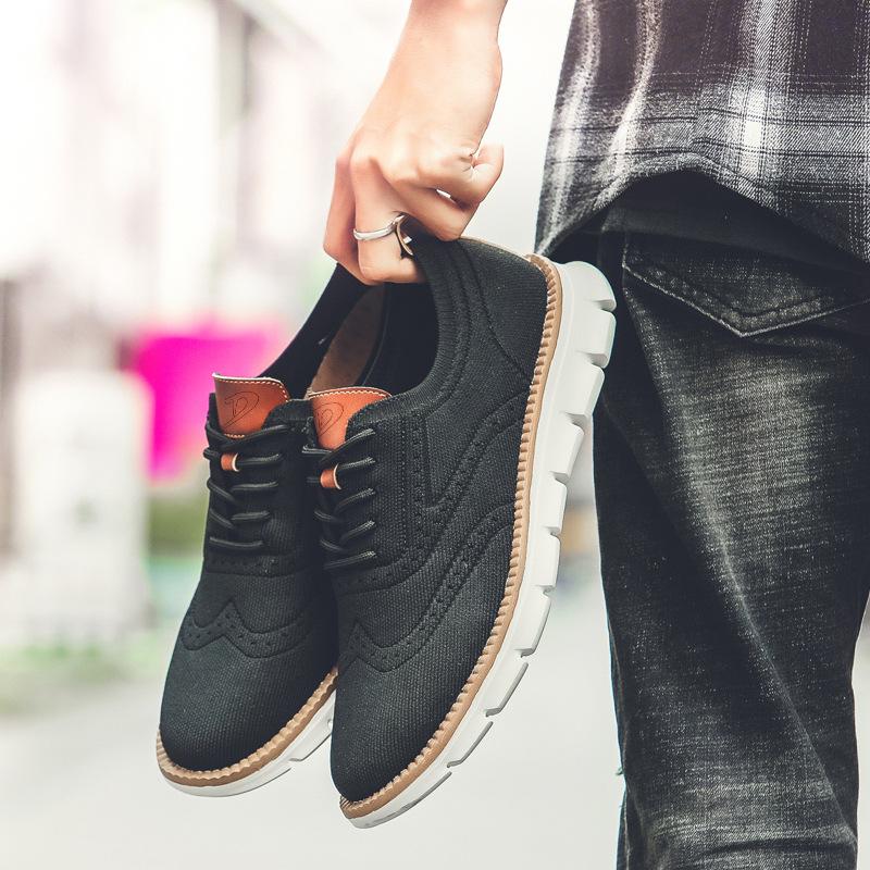 Zapatillas Oxford Ortopédicas Transpirables para Pie Ancho