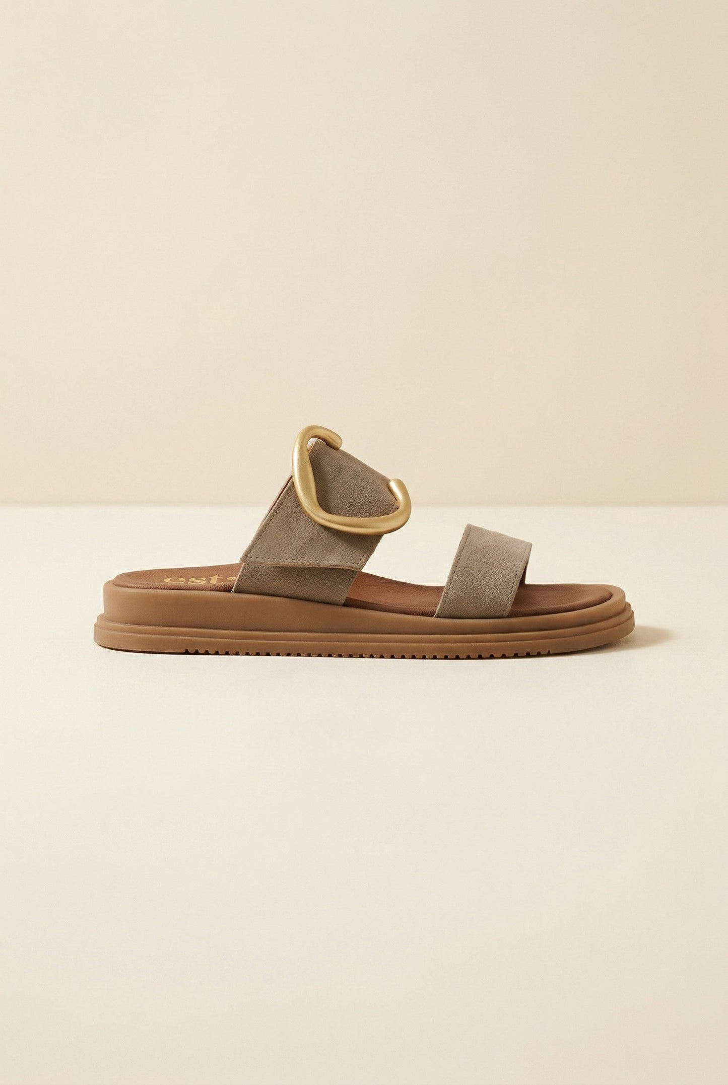 Sandalias de ante - Taupe